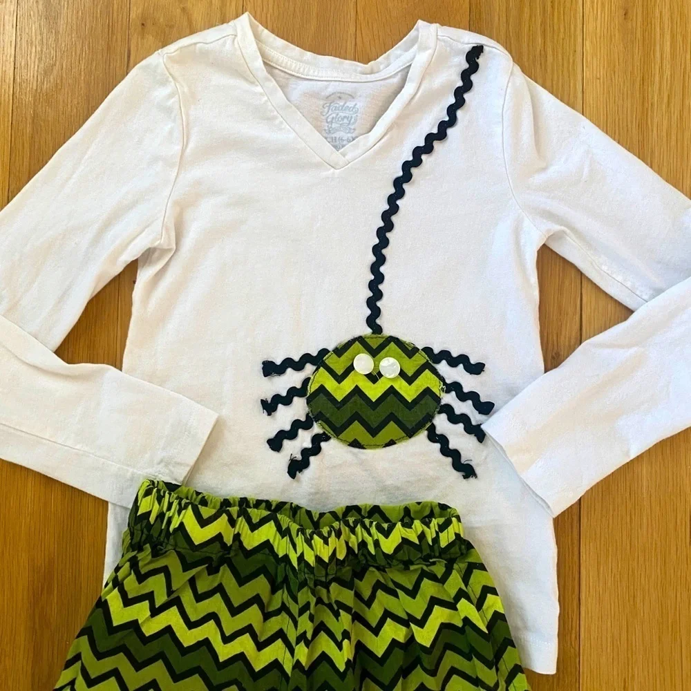 Custom Green Spider Pant Set 6/6X